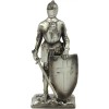 Medieval Knight With Sword and Shield 7" Height Suit Of