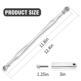 Saihisday Chrome Gear Shift Linkage Replacement for Harley Davidson Softail Dyna Touring Road King Electra Street Glide Tri Glide 1986-later