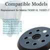 2 Pcs 5 Inch 8 Hole Replacement Sander Backing Pad