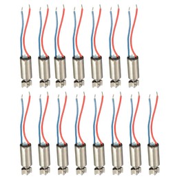 BestTong DC 1.5V 3V 8000RPM-12000RPM Vibration Vibrating Motors Micro Coreless Brushed Motors 4mm x 17mm Pack of 15