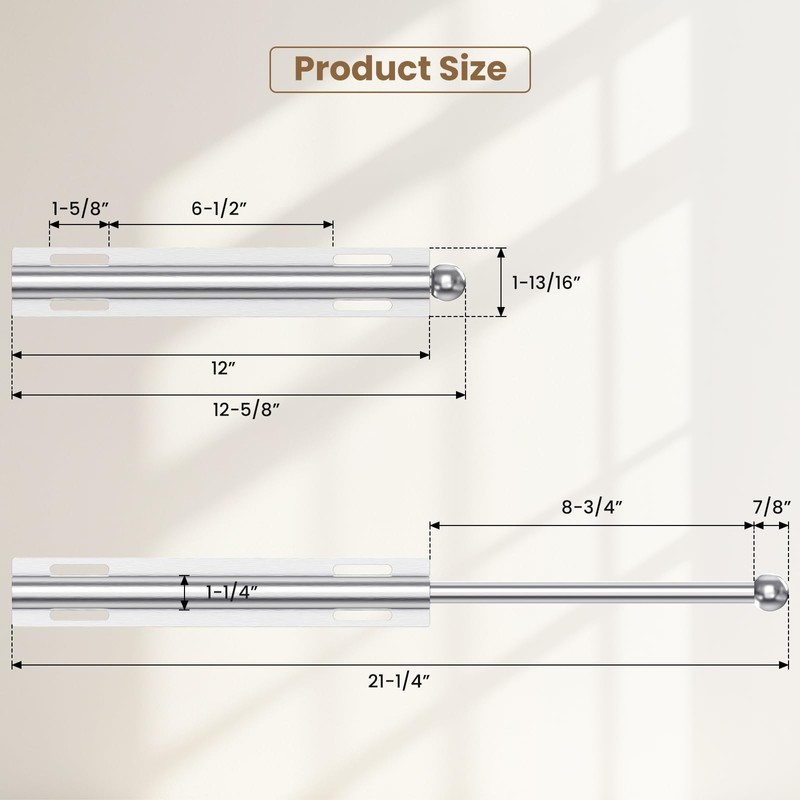 Supforce Valet Rod for Closet Pull Out, Retractable Slide Out