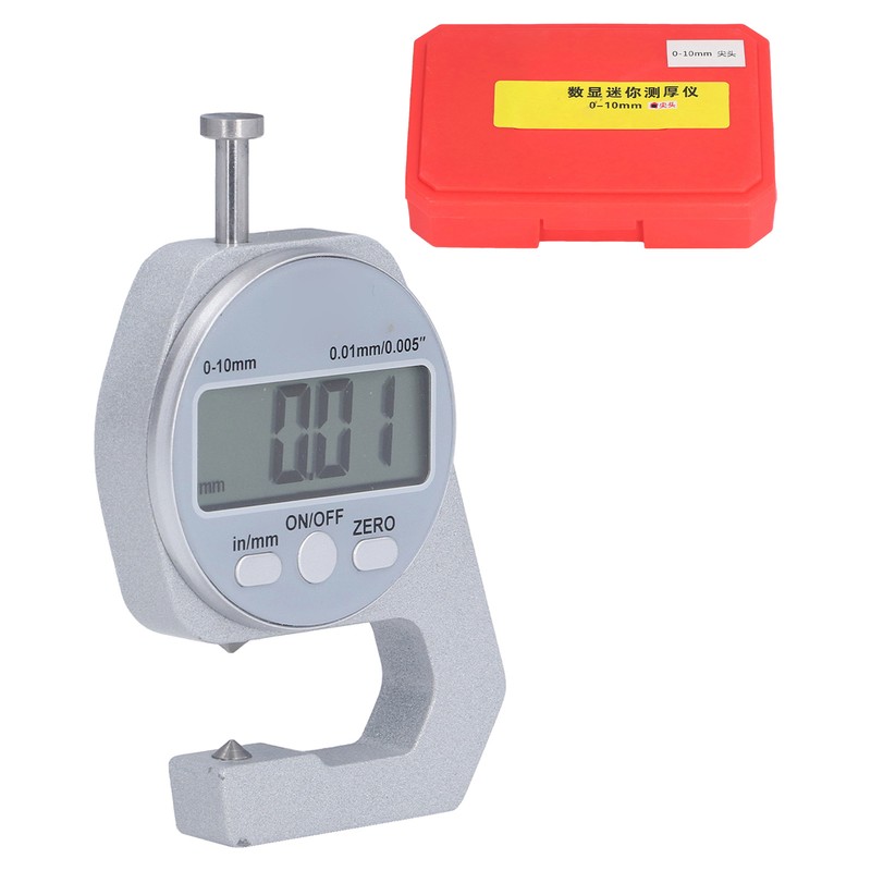 Digital Thickness Gauge 0‑10mm Range Mini Electronic Caliper Thickness Meter