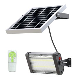Solar Flood Lights -Waterproof IP65 Indoor/Outdoors Security Flood Light - Industrial Strength (1000 Lumen)