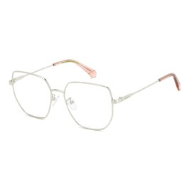 POLAROID Model PLD D508/G Women's Square Metal Glasses Frame (Includes Glasses Case)