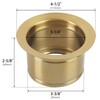 LQS Extended Sink Flange, Deep Garbage Disposal Sinks Flange for