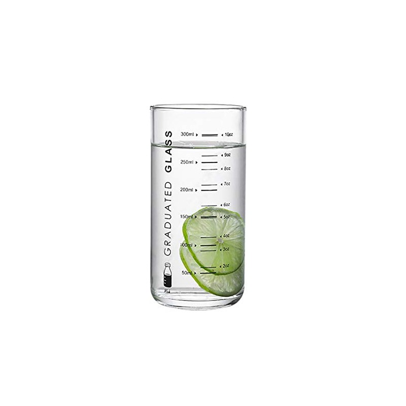 Glass Measuring Cup 10 Oz For Milk,Juice,Milkshake, vegetable, coffee, salad,