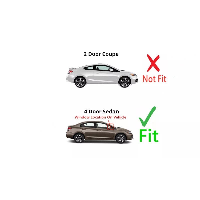 NAGD Fits 2012-2015 Honda Civic Sedan Passenger Side Right Front