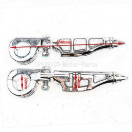 Unbranded Highway Spike Foot Pegs Male Mount for Harley Electra Road Street Glide King