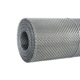 304 Stainless Steel Woven Wire Mesh, 10 Mesh Metal Screen (15.7" × 20 ft)