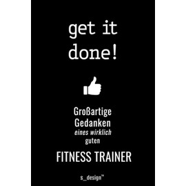 Notizbuch für Fitness Trainer: Originelle Geschenk-Idee [120 Seiten kariertes blanko Papier]