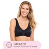 Carole Martin Full-Freedom Comfort Front Closure Bra for Women, Wireless