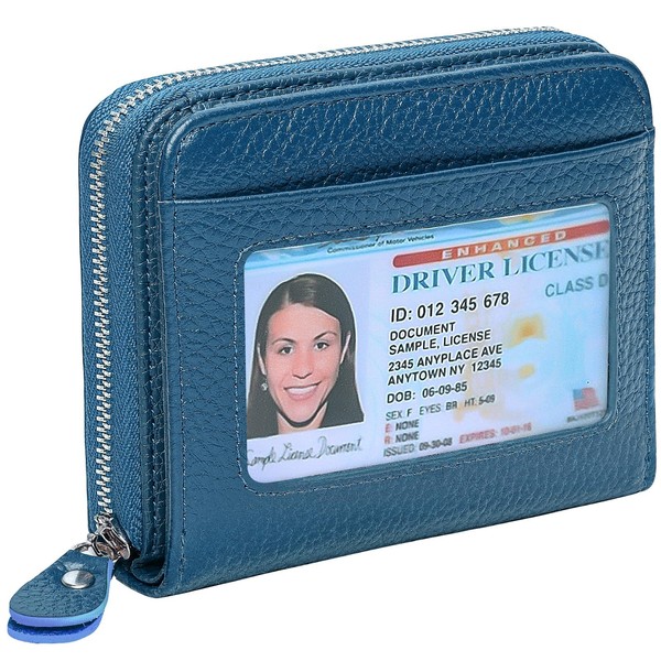 Plinvo Genuine Leather Wallet for Women & Men, RFID Blocking