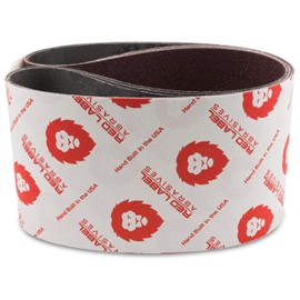 Red Label Abrasives 4 X 36 Inch 180 Grit Aluminum Oxide Premium Quality Metal Sanding Belts, 3 Pack