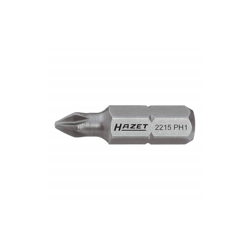 HAZET 2215-PH1 25 mm Cross Recess Profile PH Bit -