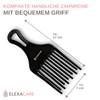 ELEXACARE Styling Comb Afro Comb - Coarse Tooth Finger Styler