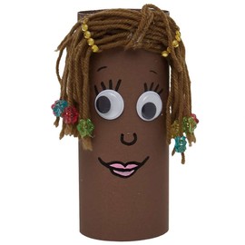 Baker Ross FX273 A4 Craft Card in Skin Tones - 56 Sheets, Skin-Coloured Card for Crafts for Children and Adults, Medium