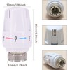 Thermostatic Radiator Valve,Temperature Control Valves Thermostatic Valve Head Replacement TRV