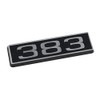 383 Engine Emblem 3.25" Long