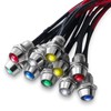 Senpinkboo 10PCS Car Boat LED Indicator Light 12V 8mm Pilot