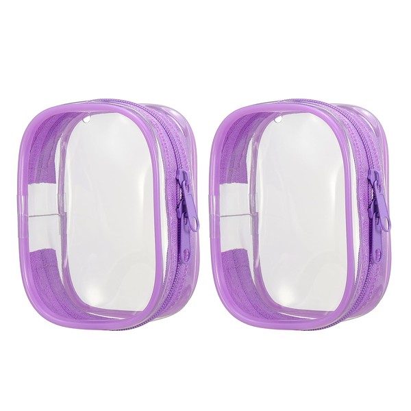 sourcing map 2 Pcs 3.74x2.76 Inch Clear Figure Display Bag,