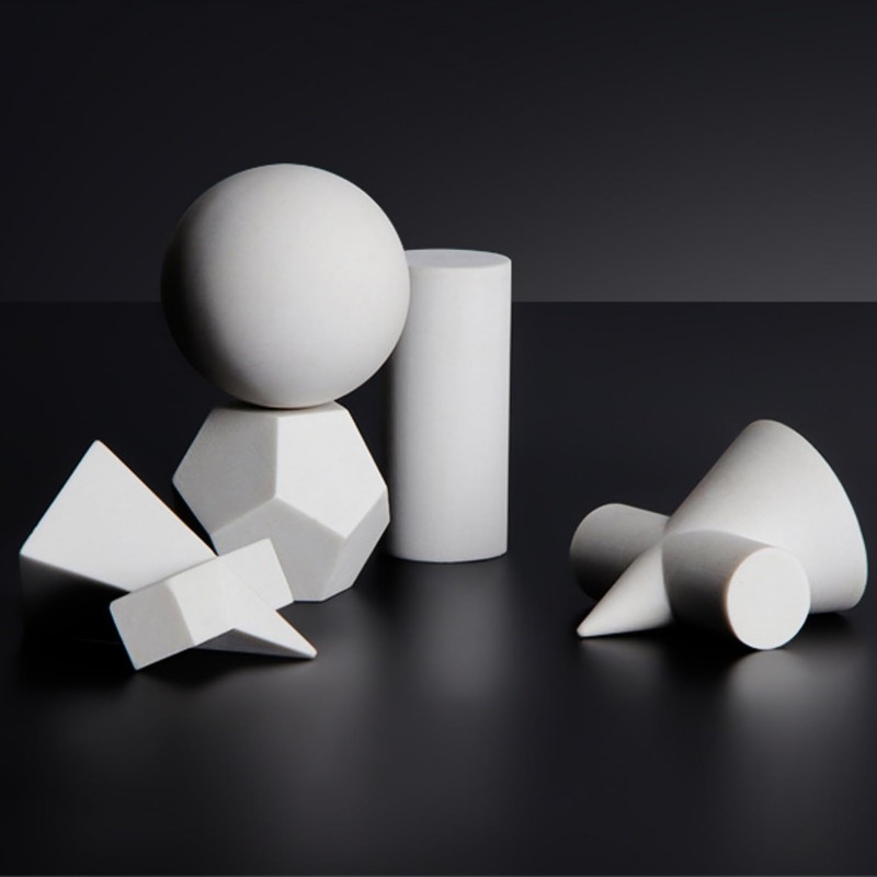 COZENTA Drawing Motif Geometric Model 3D Object Block Model Arts