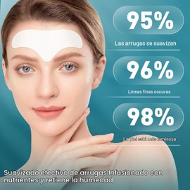 YHOVID 36 Pcs Parches Para Arrugas En La Frente - Parches Antiarrugas Faciales Con Colágeno Y Vitamina E Para Rostro Durante La Noche Para Suavizar Las Líneas Finas Del Ceño Fruncido