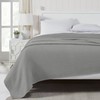 Modern Threads 100% Cotton Waffle Thermal Blanket, Light Gray, Full/Queen