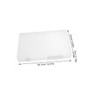 SUPVOX 2pcs Clear Plastic Storage Containers for Beads Parts Stackable
