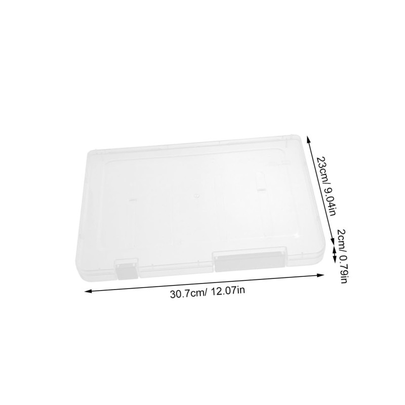 SUPVOX 2pcs Clear Plastic Storage Containers for Beads Parts Stackable
