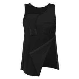 Unisex Post Shoulder Surgery Tank Tops Shoulder Side Full Snap Access Shirt Tearaway Arm Chest Rotator Cuff Recovery Clothing Black XX-Large