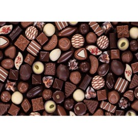 CSFOTO 5x3ft Chocolate Backdrop Sweet Birthday Party Background for Photography Candyland Party Decor Banner Children Photo Shoot Supplies