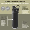 Starfrit LocknLock Double Wall Insulated Drinking Bottle with Handle -Stainless