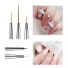 Productos comerciales mx Juego De 20 Pinceles Para Manicura Profesional