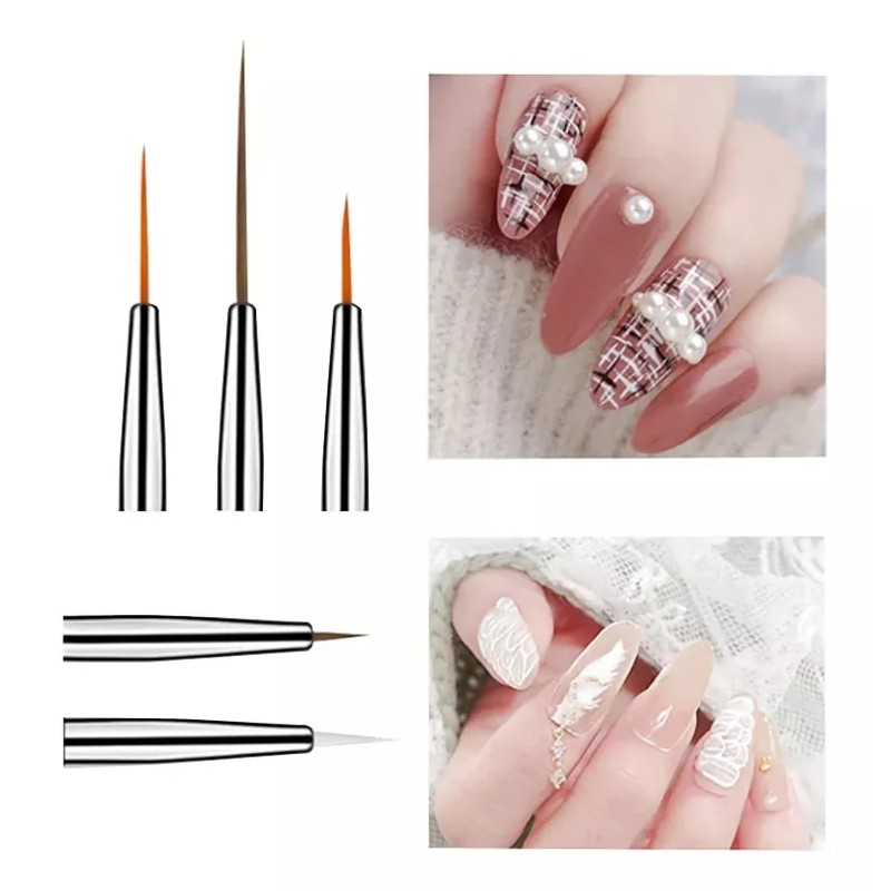 Productos comerciales mx Juego De 20 Pinceles Para Manicura Profesional