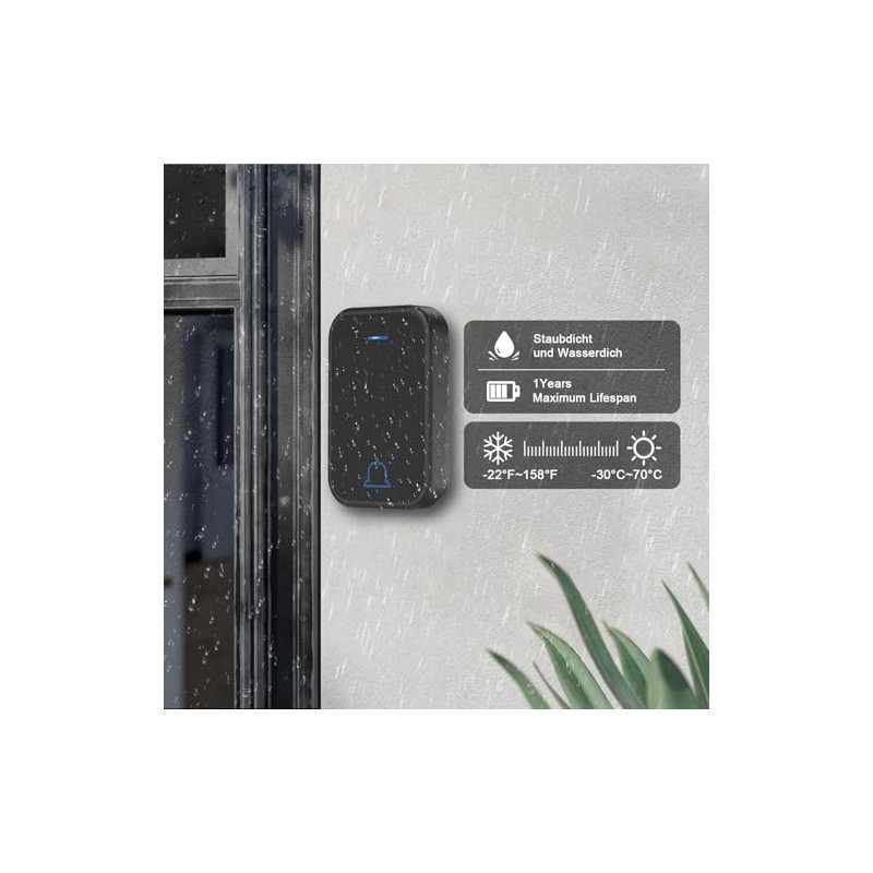 Timbre Inal?mbrico para Puerta