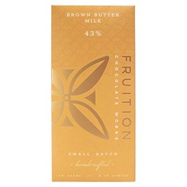 Fruition Chocolate Works Brown Butter 43% Milk Chocolate Bar, 2.12 Oz