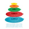 5Pcs/Set Multifunctional Bowl Lid Food Grade Silicone Vacuum Sealing Cover