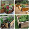 8Pcs Raised Garden Bed Corner Brackets, 11“ x 3” x