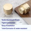 CILEYTION Cabinet Knobs Gold Drawer Knobs - 10 Pack of