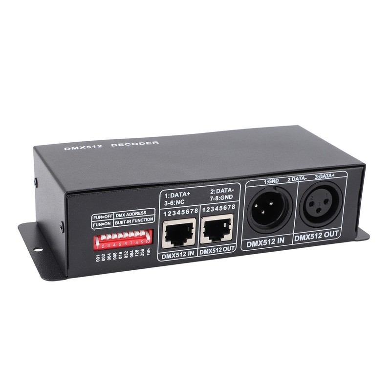 3 Channels DMX 512 Decoder Iron PCB RGB LED Controller