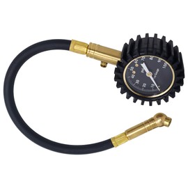 Karlass 100 PSI Brass ElitePro Tire Pressure Gauge Professional Accuracy