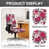 Hobbspring Polyester Office Chair Cover Set 2pcs Blooming Flowers Chair