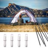 BRILLIANCE4U Aluminum Tent Poles Male End Tips Replacement Accessories Spare