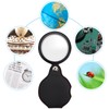 Cobee 5 Pack Mini Magnifier, Pocket Magnifying Glass Foldable 10x