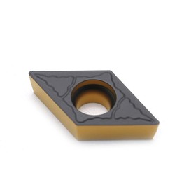 CDBP DCMT11T304-MD DCMT32.51 Inserto Torneado de Carburo Indexable para Semiacabado en Torno CNC Acero y Hierro Fundido, 10 uds