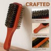 Premium 2-Sided Boar Bristle Hair Brush for Men & Women