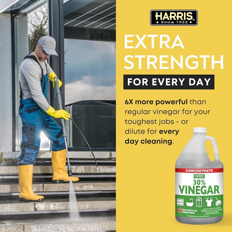 Harris 30% Extra Strength Concentrated Vinegar for Home and Outdoor