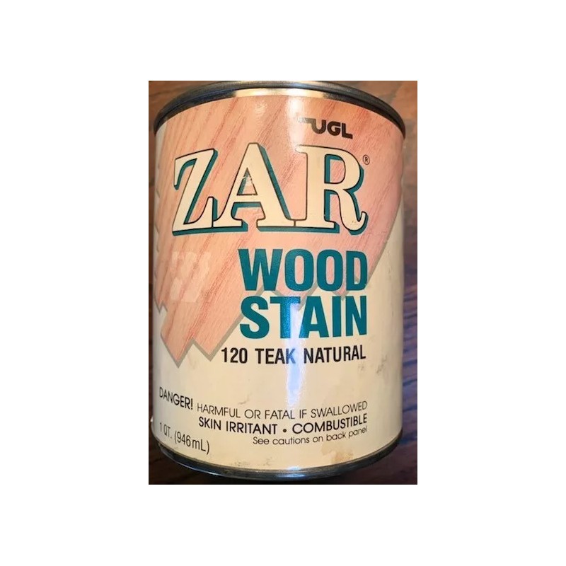 Zar Interior Stain 120 TEAK NATURAL Quart