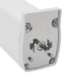 Electric Curtain, Smart Curtains Motorized Opener Curtains Rods White 90-240V 25W, Motorized Curtains Rod with Remote for Decorative Blackout Pprivacy Protection(7.08-13.78ft)