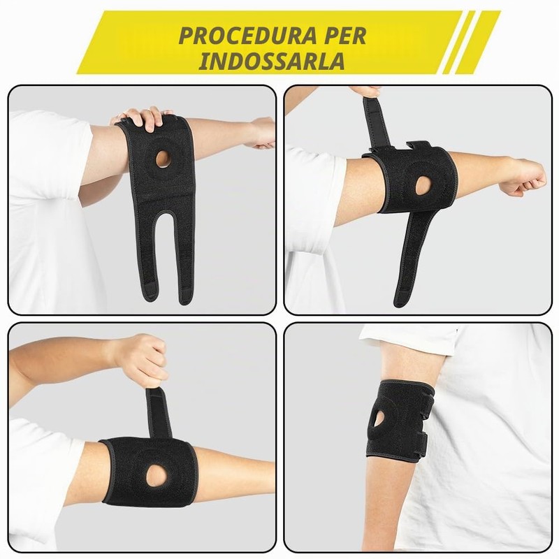 BUTBU Tutore Gomito, 2 Pezzi Tutore A Compressione Per Gomito,